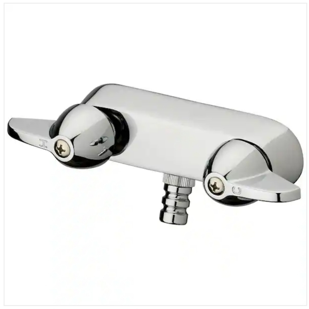 Homewerks Worldwide 1/2 in. Wall-Mount Bath Faucet in Chrome